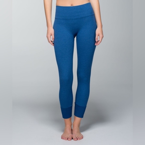 Lululemon Blue Ebb to Street Seamless Leggings Pants - Picture 2 of 15